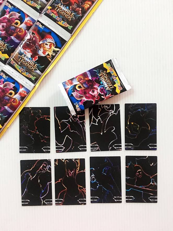 24pack Mobile Legend Scratch Card Early Learning Education ...