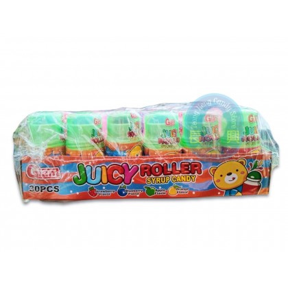 30pcs Juicy Roller Syrup Candy fruit flavour (HALAL) suitable for Kids Party Bag